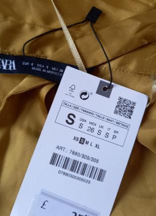 Zara платье -туника сатин6 фото