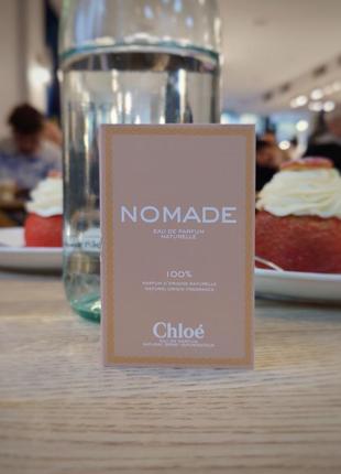 Парфюмированная вода nomade naturelle eau de parfum chloé, chloé nomade, пробник