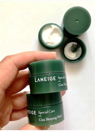 Laneige cica sleeping mask 10ml   маска ночная с центеллой