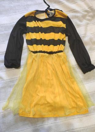 Карнавальное платье пчелы на 5-7лет1 фото