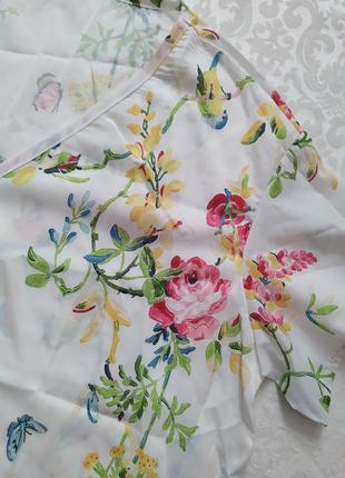 Блуза ніжний квітковий принт2 фото