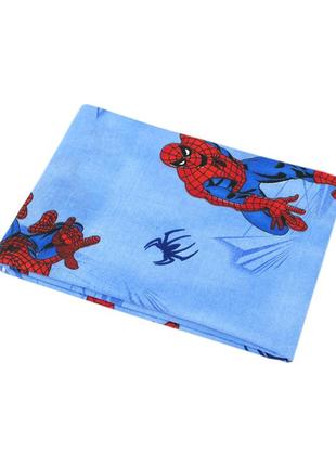 Простынь iris home ранфорс для подростков - spiderman 150*210