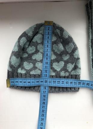 Комплект h&m набор демисезонный шапка берет перчатки шарф2 фото