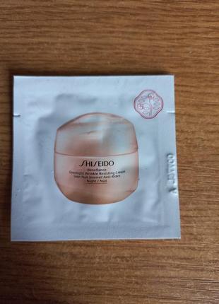 Скидка 3 дня! нічний крем проти зморшок  shiseido benefiance overnight wrinkle resisting cream