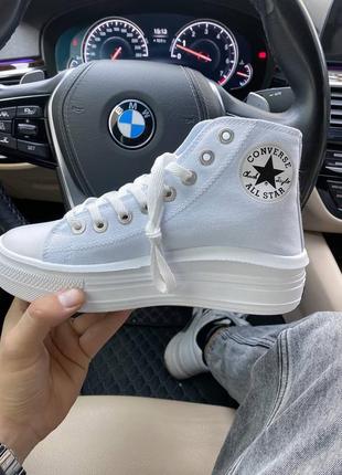 Кеди Sneakers aus Stoff Converse Ct Hi 132169C White Lugged 2.0 High Dark Smoke Grey Egret
