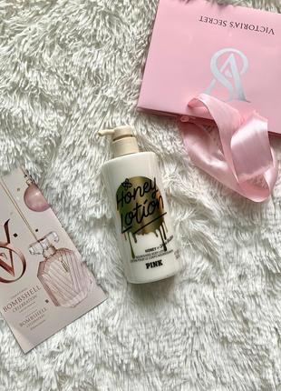 Лосьон для тела лосьйон медовый honey lotion pink victoria’s secret виктория сикрет вікторія