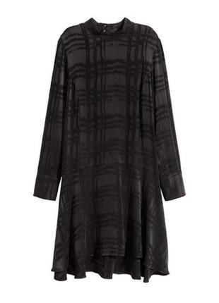 Красивое платье из смесового материала купро с текстурой