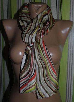 Шелковый шарфик - accessoryze - 25х162 см. - индия!!!3 фото