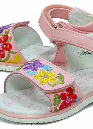 Босоножки сандали босоніжки 725 летняя літнє обувь взуття для девочки дівчинки тм сказка р.202 фото
