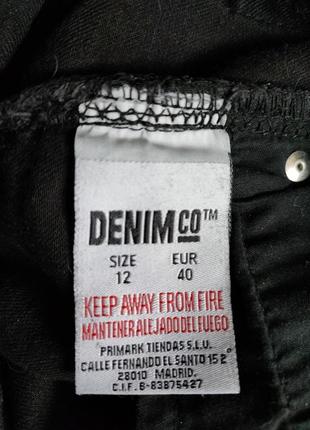 Черные джинсы скинни denim co8 фото
