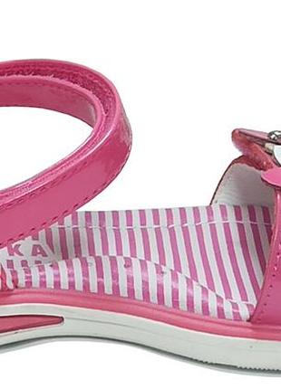 Ортопедические босоножки сандалии летняя обувь для девочки 321 сказка р.25,296 фото