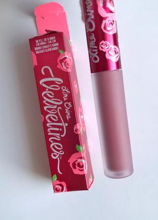 Матова рідка помада lime crime velvetines відтінок sasha
