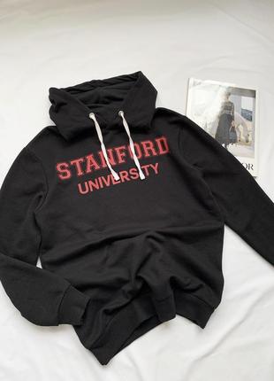 Худи, худі, толстовка, черное, чорне, atmosphere, stanford university