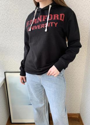 Худи, худі, толстовка, черное, чорне, atmosphere, stanford university