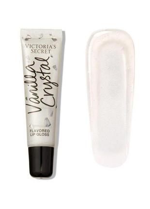 Вкусный блеск для губ шимер vanilla crystal victoria's secret виктория сикрет вікторія сікрет оригинал1 фото