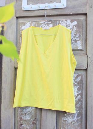 Майка-блуза лимонного кольору