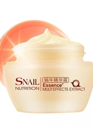 Денний крем для обличчя laikou snail nutrition essense multi effect extract