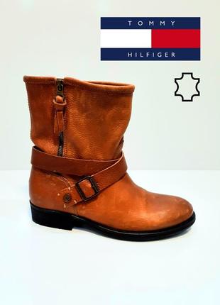 Tommy hilfiger кожаные ботинки оригинал
