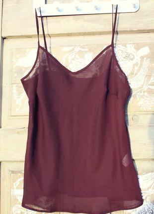 Майка-блуза на бретельки пiд пiджак