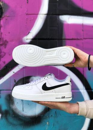 Унісекс кросівки nike air force white black