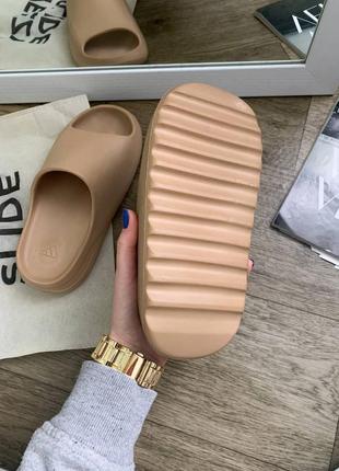 Тапочки adidas yeezy slide cream3 фото