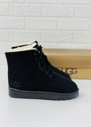 Ботиночки на шнуровке ботинки на шнурках ugg сапожки угги 36-41р.6 фото