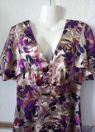 Шелковая блуза р.123 фото