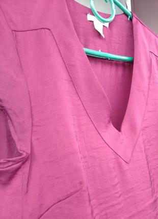 Шикарная блуза из атласного шёлка h&m