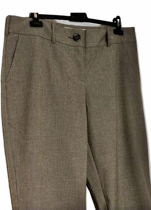 Жіночі класичні штани великий розмір в дрібну гусячу лапку6 фото