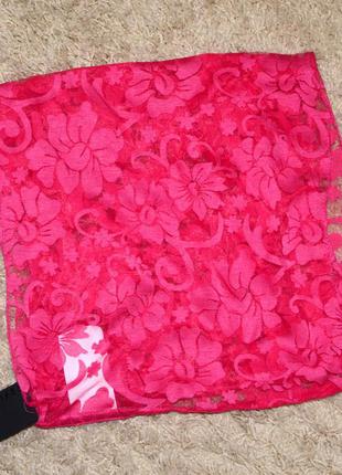 Новый розовый легкий шарф платок хомут new yorker2 фото