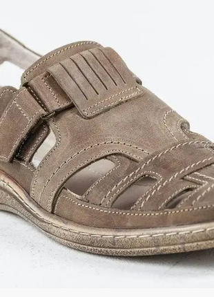 Мужские кожаные летние туфли comfort olive 030 ол