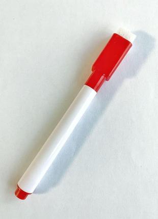 Маркер стираемый для доски планера флипчарта honc водный красный