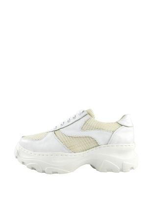 Кросівки жіночі літні білі натуральний нубук україна libero - розмір 38 (24,5 см)