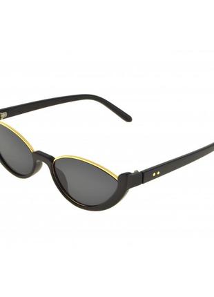 Сонцезахисні окуляри для жінок spraty чорно-золотистий (2843 black-gold)