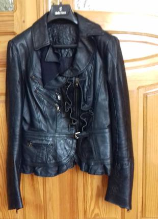 Стильна шкіряна куртка! guarapo (італія)!