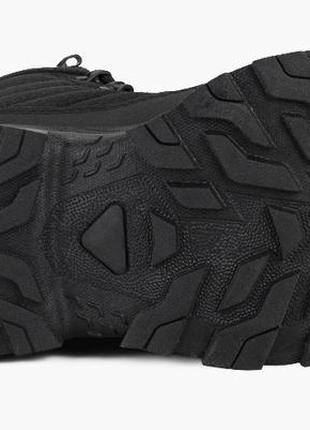 Ботинки мужские зимние чёрные искусственная кожа китай  restime - размер 42 (27 см)7 фото