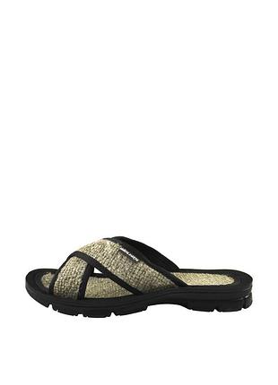 Шлёпанцы мужские  серые из конопли украина  canape scarpe - размер 40 (26,5 см)