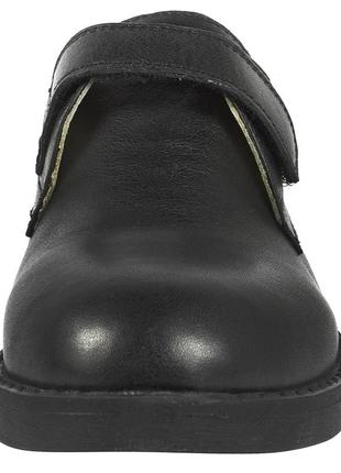 Туфли детские для мальчиков  чёрные натуральная кожа украина  eleven shoes - размер 34 (22,5 см)6 фото