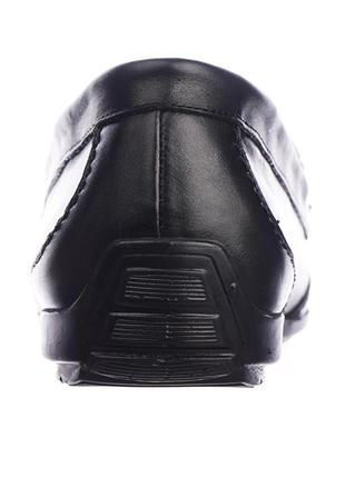 Мокасини чоловічі чорні натуральна шкіра україна berg - розмір 46 (30,6 см)6 фото
