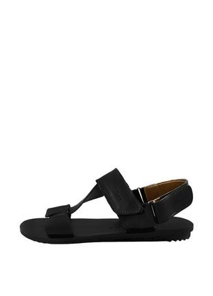 Босоножки мужские  чёрные натуральная кожа украина  zlett - размер 40 (26 см)