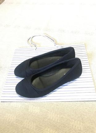 Балетки туфлі сітка сині graceland , розмір 36