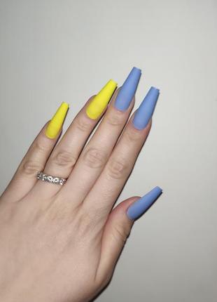 Накладные ногти 🇺🇦 24 штуки
