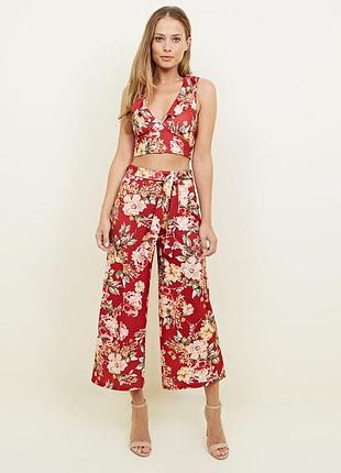 Стильні кюлоти з квітковим принтом new look