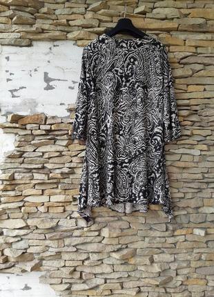 Вискозное платье 👗 туника большого размера4 фото