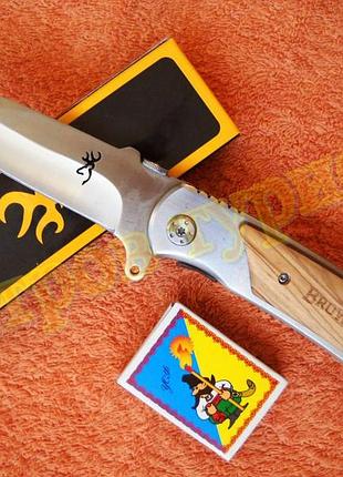 Нож складной browning 1964 мощный с клипсой 22.5см