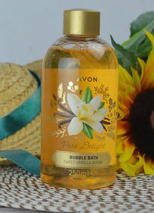 Піна для ванни "солодка ваніль" avon pure delight sweet vanilla sugar bubble bath пена для ванны