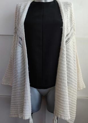 Кардиган zara с ажурным узором9 фото