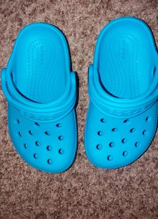 Шлепанцы crocs c 7 24р. оригинал.