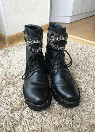 Ботинки кожаные stefano lompas