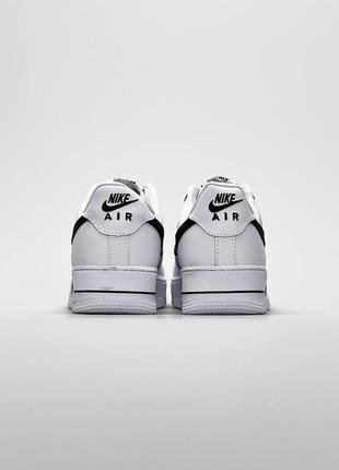 Шкіряні, білі, жіночі кросівки nike air force 1 w7 фото